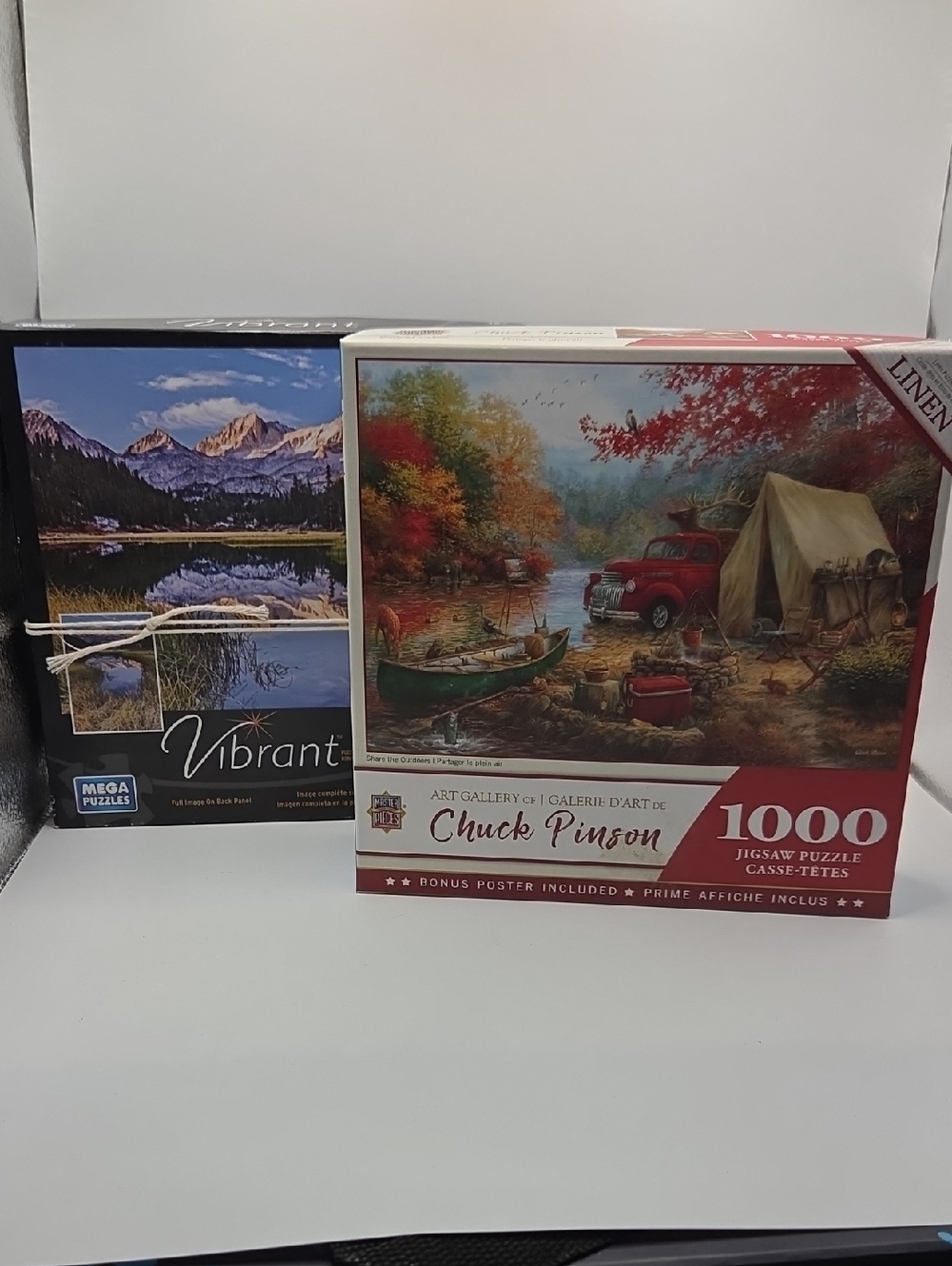 Autumn Camping 1000-Piece Jigsaw Puzzle - Red 2 Puzzles